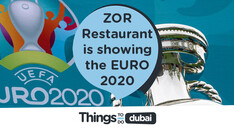 ZOR Restaurant is showing the EURO 2020 matches at The Pointe