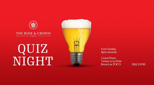 Quiz Night - The Rose & Crown Dubai event at 