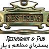 Restaurant Yesterday Restaurant & Pub Logo